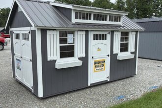Deluxe Garden Shed w/ Dormer