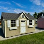 Deluxe Garden Shed w/ A-roof Dormer