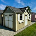 Deluxe Garden Shed w/ A-roof Dormer