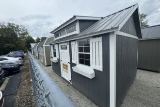 10 x 16 Deluxe Garden Shed w/ Dormer (Coonhunters)